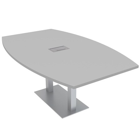 Skutchi Designs 45.25 in W, 84 in L, 29 in H, Engineered Wood Top, Grey H-BOT-4684-DOU-01-EL